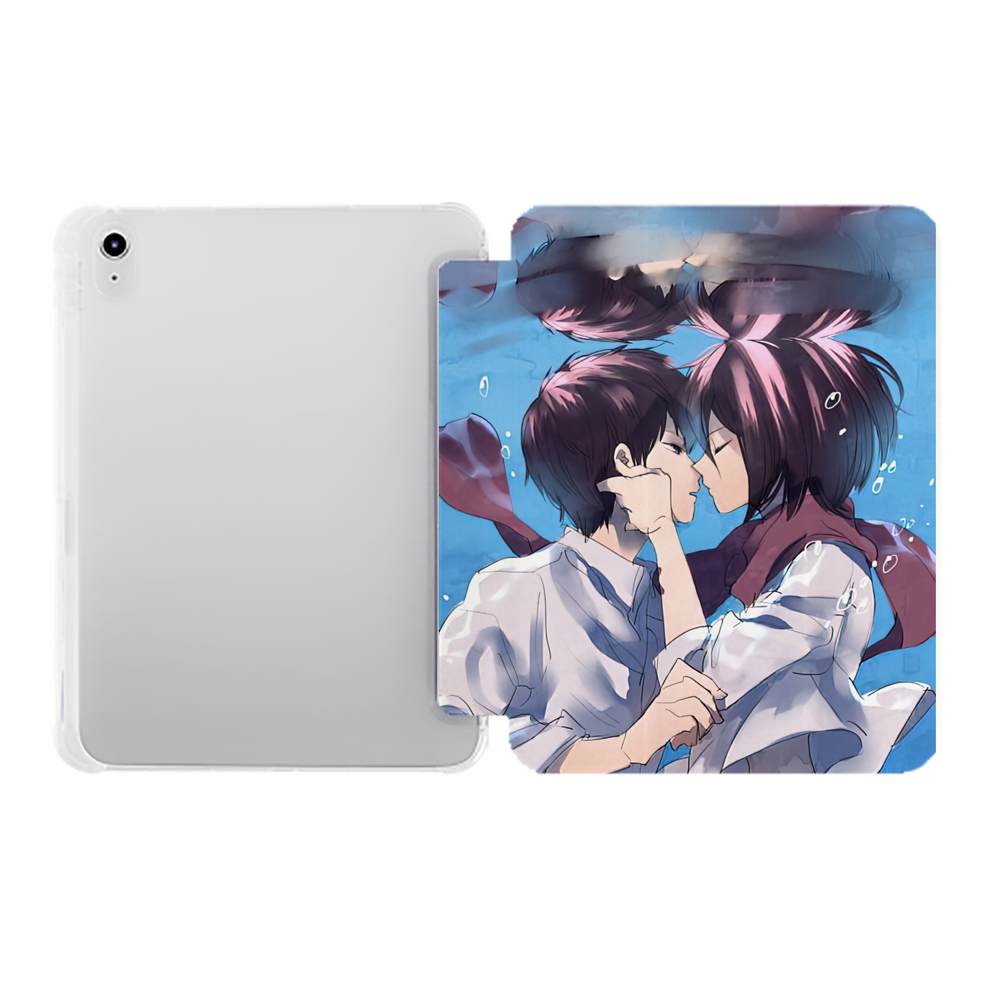 （画像用） 進撃の巨人 Attack on Titan IPad ケース ペン収納付き 三つ折りスタンド PUレザー×シリコン 対応機種9.5/10.5/10.9インチ